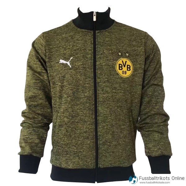 Borussia Dortmund Sweatjacken 2017-18 Grün Fussballtrikots Günstig